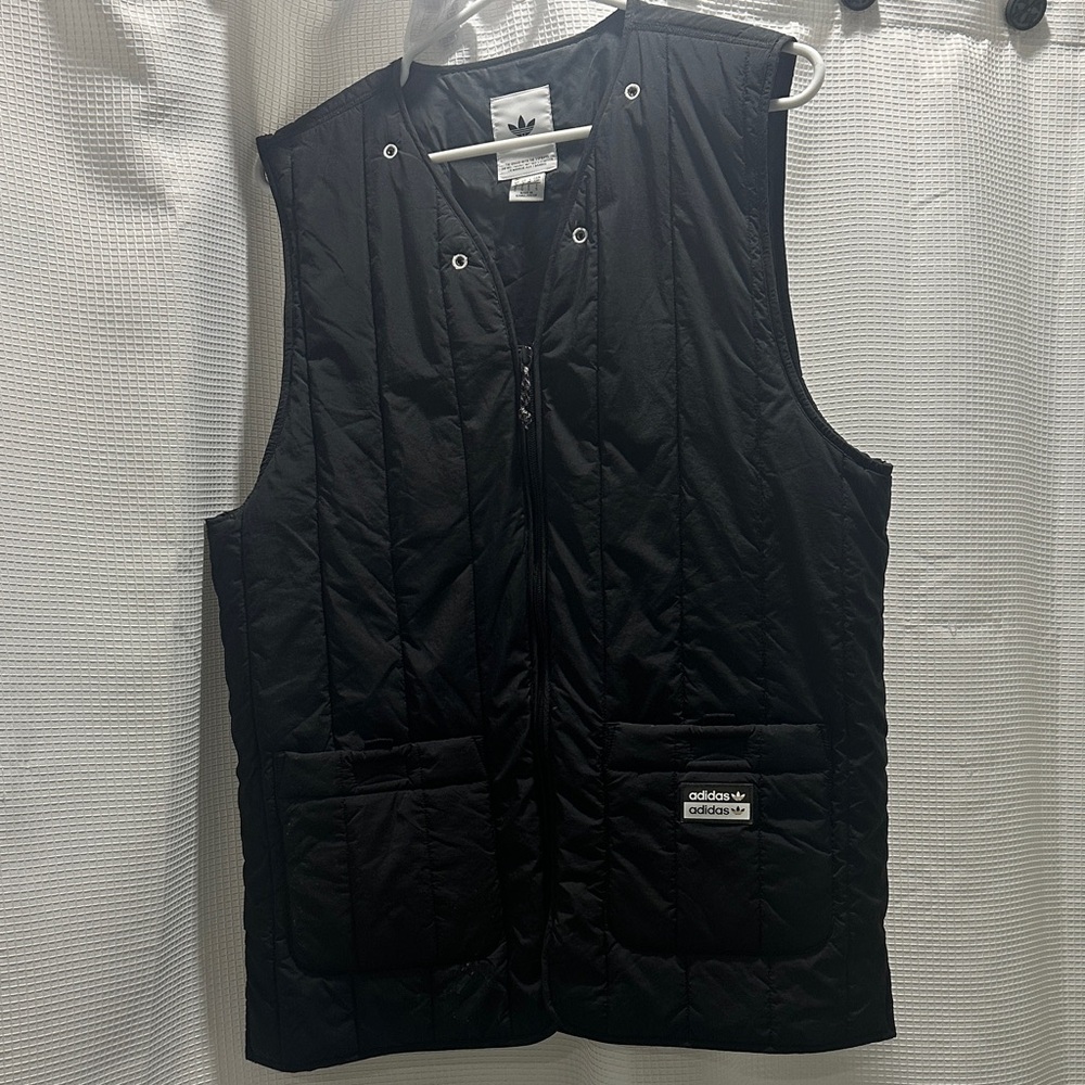 Adidas Men's Black Padded Vest